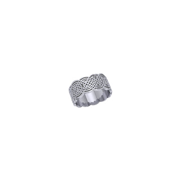 Celtic Knotwork Sterling Silver Ring TR671